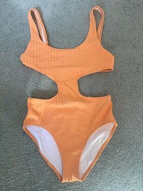 Solid & Striped Sarah Swimsuit Creamsicle Orange Small